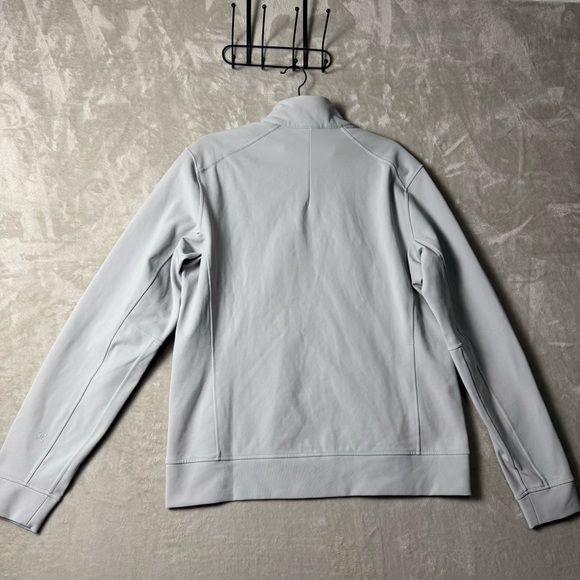 Lululemon Sojourn Jacket Men’s L Sea Salt Gray Full Zip - Picture 3 of 13